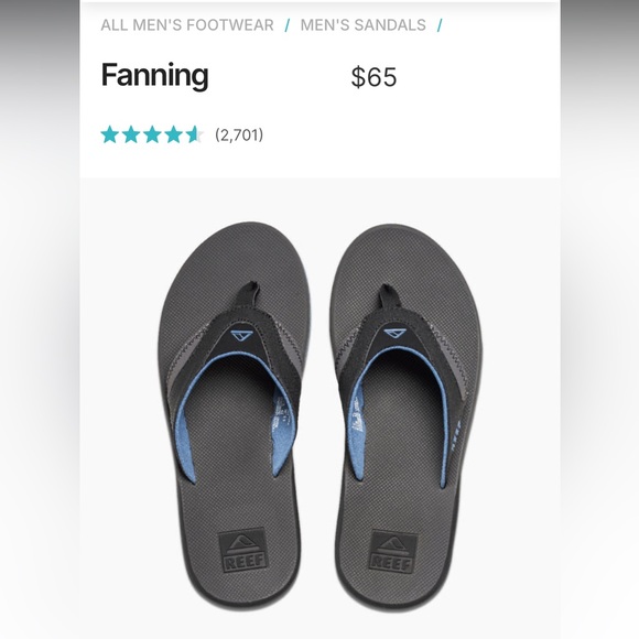 Reef- Mick Fanning Sandals- Bottle Opener FlipFlop- Men 9- Turquoise/Pink/Navy - Picture 11 of 11